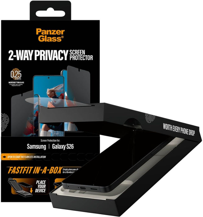 Стъклен протектор PanzerGlass – 2-Way Privacy, Galaxy S26