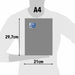 Папка с пръстени Oxford EUROPEANBINDER Многоцветен A4+ (10
