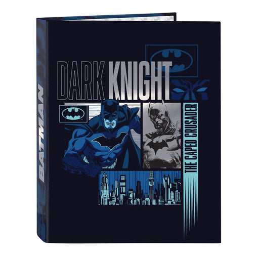 Папка с пръстени Batman Legendary Морско син A4 26.5 x 33 x
