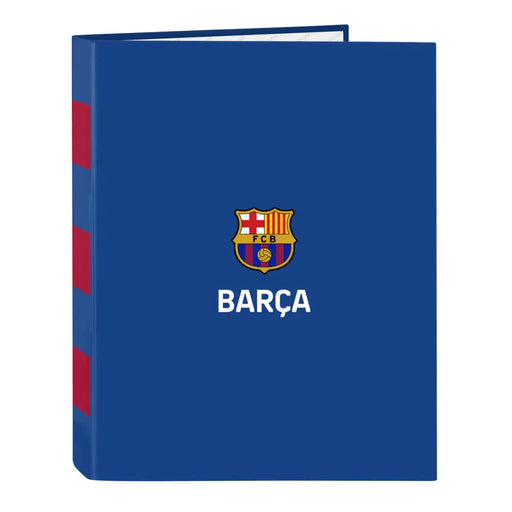 Папка с пръстени F.C. Barcelona Син Кестен A4 26.5 x 33 x 4