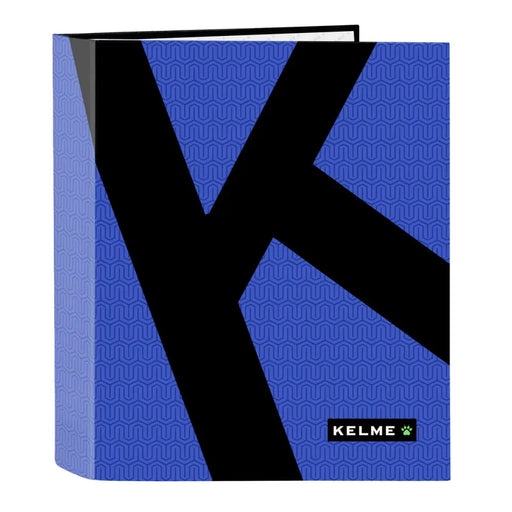 Папка с пръстени Kelme Royal Син Черен A4 27 x 33 x 6 cm