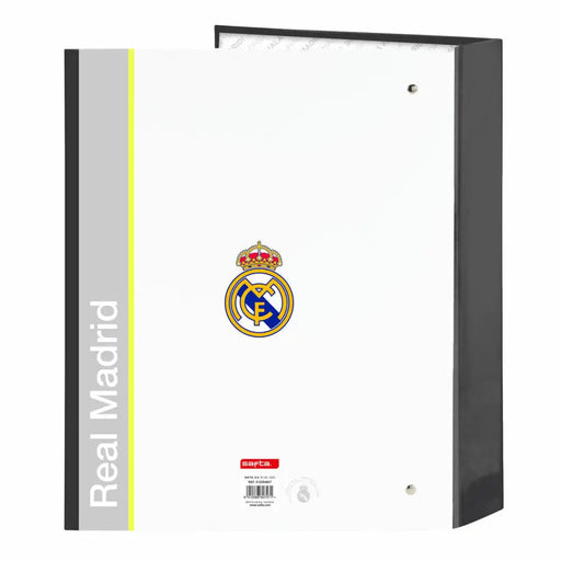 Папка с пръстени Real Madrid C.F. Бял A4 27 x 33 x 6 cm