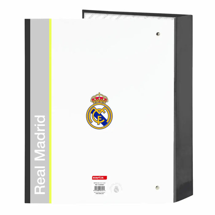 Папка с пръстени Real Madrid C.F. Бял A4 27 x 33 x 6 cm