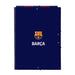 Папка F.C. Barcelona Червен Морско син A4