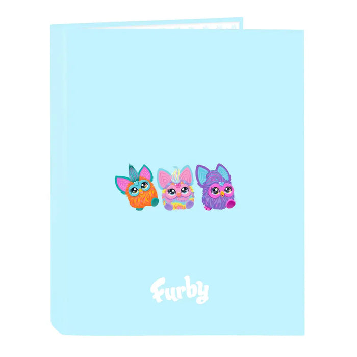 Папка Furby Небесно синьо A4