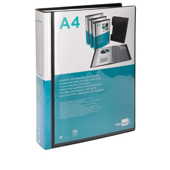 Папка Liderpapel CJ65 Черен A4