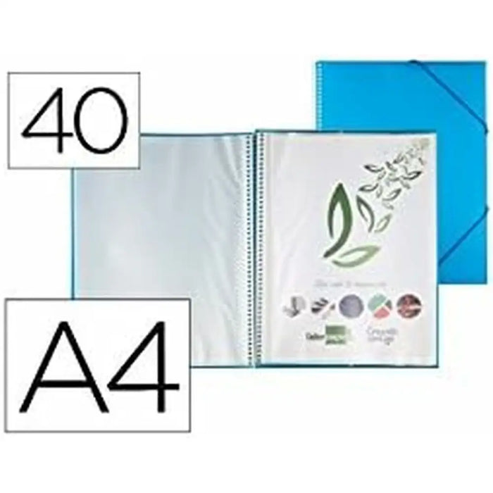 Папка Liderpapel EC13 Син A4