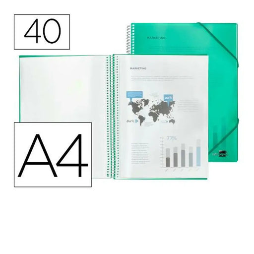 Папка Liderpapel EC15 A4 Зелен