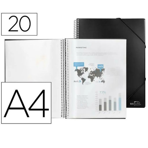 Папка Liderpapel EC30 Черен A4