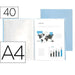 Папка Liderpapel EC82 Син A4