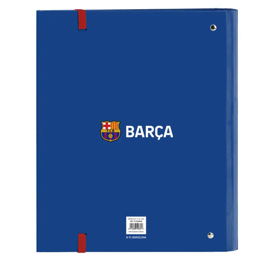 Папка с пръстени F.C. Barcelona Син Кестен 27 x 32 x 3.5 cm