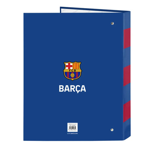Папка с пръстени F.C. Barcelona Син Кестен A4 26.5 x 33 x 4