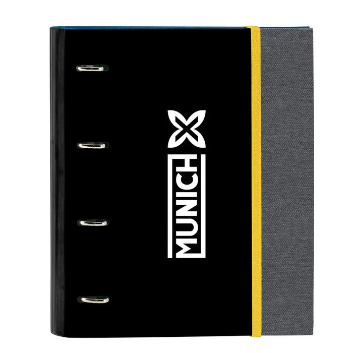 Папка с пръстени Munich Topo Черен 27 x 32 x 3.5 cm
