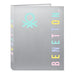 Папка с пръстени Benetton Silver Сребрист A4 26.5 x 33 x 4