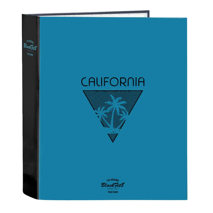 Папка с пръстени BlackFit8 California Син Черен A4 27 x 33