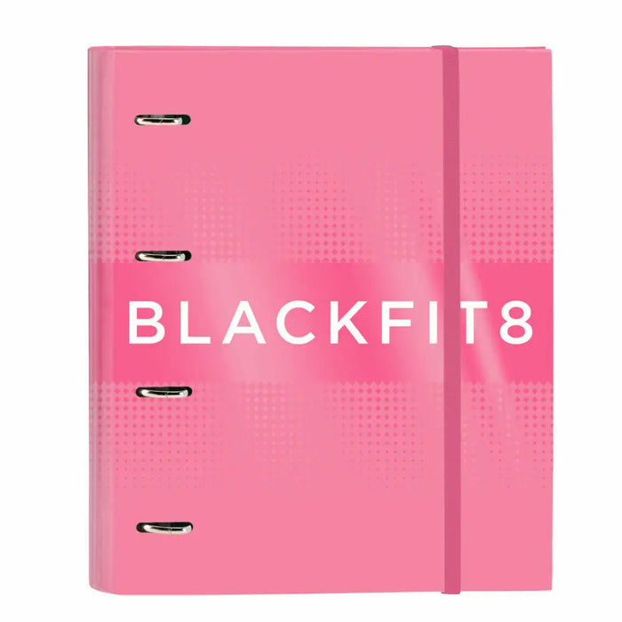 Папка с пръстени BlackFit8 Glow up A4 Розов (27 x 32 x 3.5