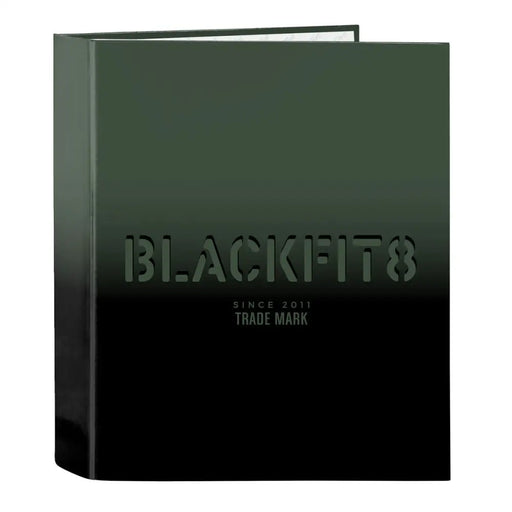 Папка с пръстени BlackFit8 Gradient Черен Военно зелено A4