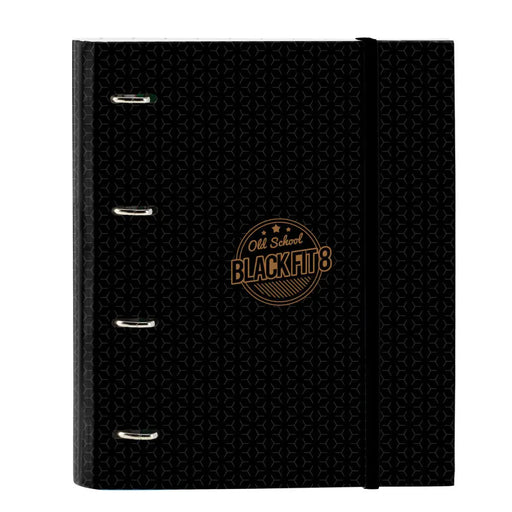 Папка с пръстени BlackFit8 Old school Черен Сив 27 x 32 x