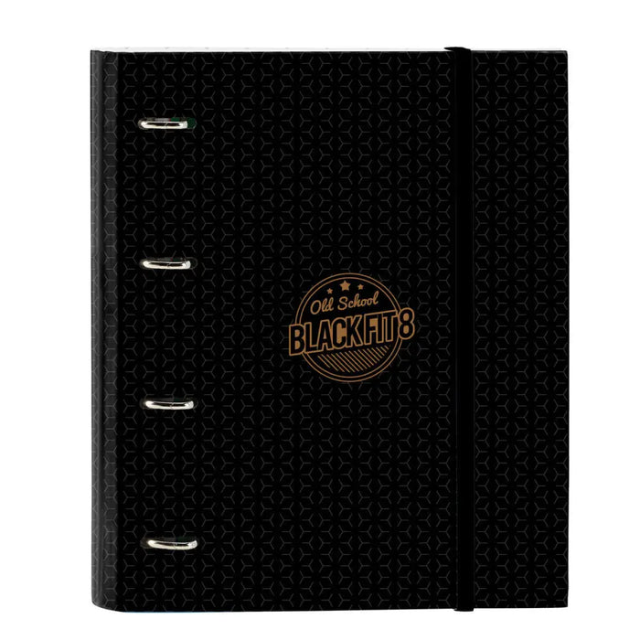 Папка с пръстени BlackFit8 Old school Черен Сив 27 x 32 x