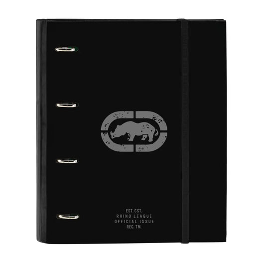 Папка с пръстени Eckō Unltd. Rhino Черен Сив 27 x 32 x 3.5