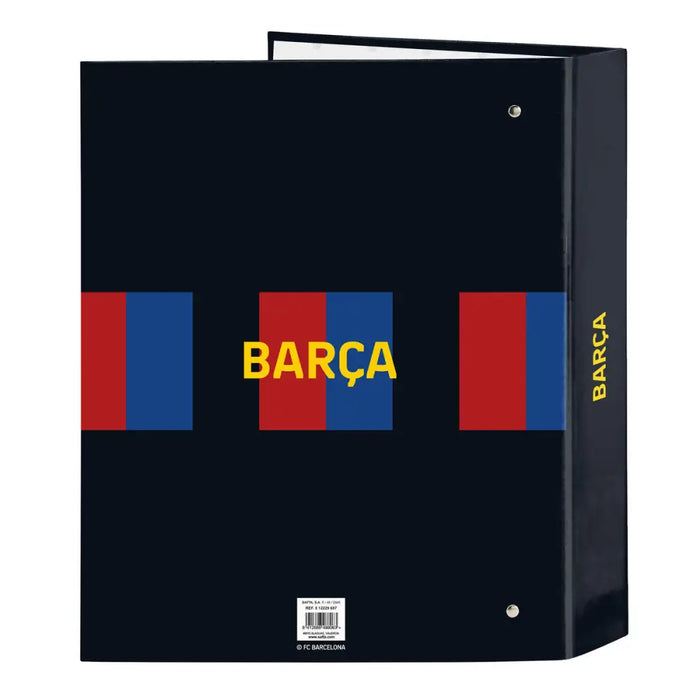 Папка с пръстени F.C. Barcelona Кестен Морско син A4 27 x