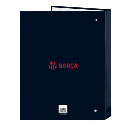 Папка с пръстени F.C. Barcelona Морско син A4 (26.5 x 33 x
