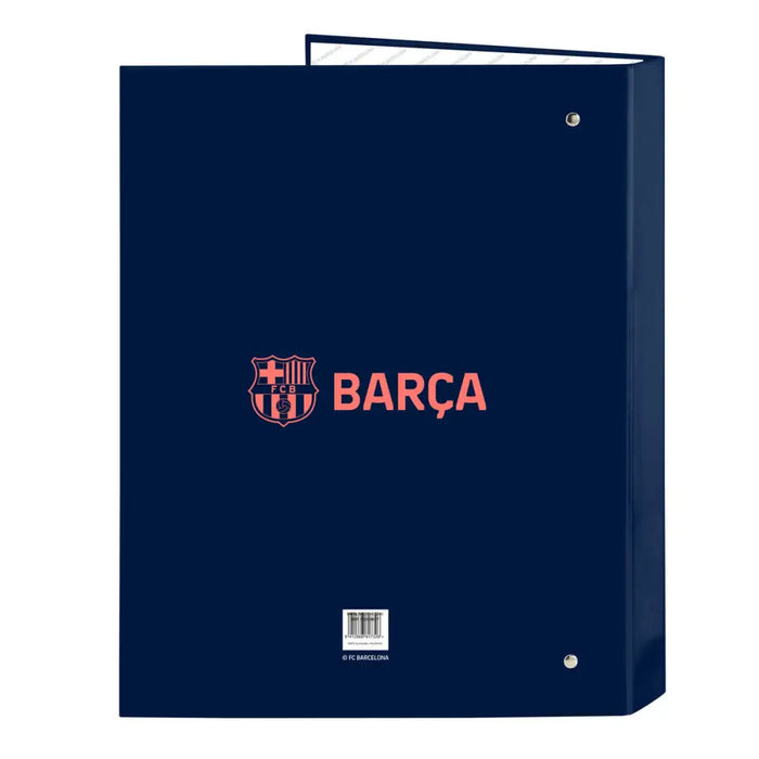 Папка с пръстени F.C. Barcelona Морско син A4 26.5 x 33 x 4