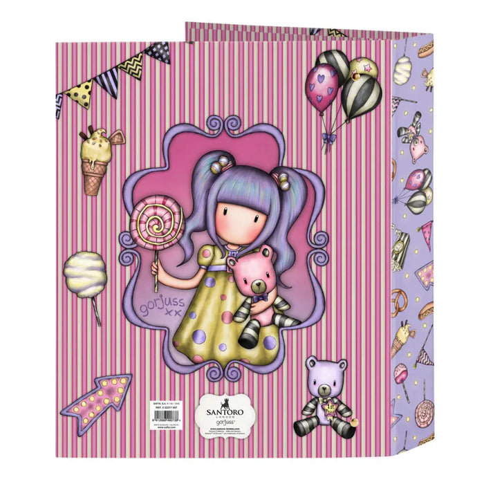 Папка с пръстени Gorjuss First prize Люляк A4 27 x 33 x 6 cm