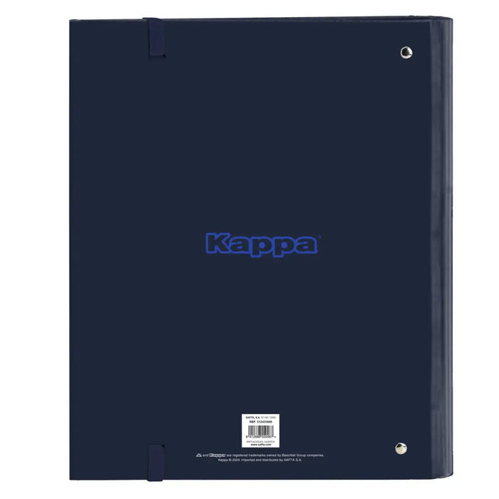 Папка с пръстени Kappa Blue night Морско син 27 x 32 x 3.5