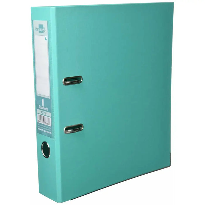 Папка с пръстени Liderpapel AZ76 цвят тюркоаз A4 (1 броя)