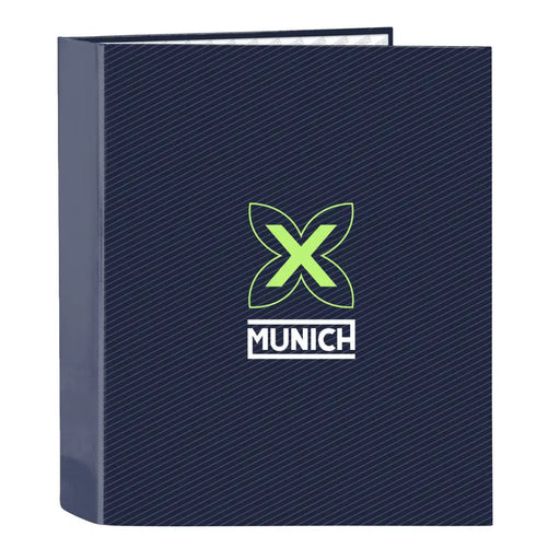 Папка с пръстени Munich Blue indigo Син A4 27 x 33 x 6 cm