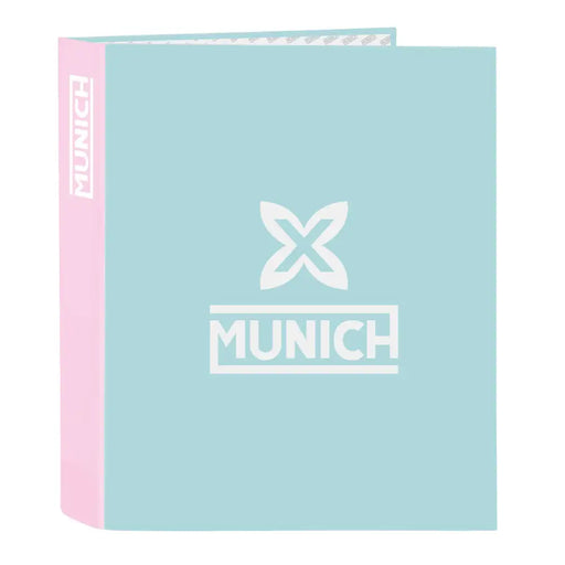 Папка с пръстени Munich Heaven Небесно синьо A4 27 x 33 x 6