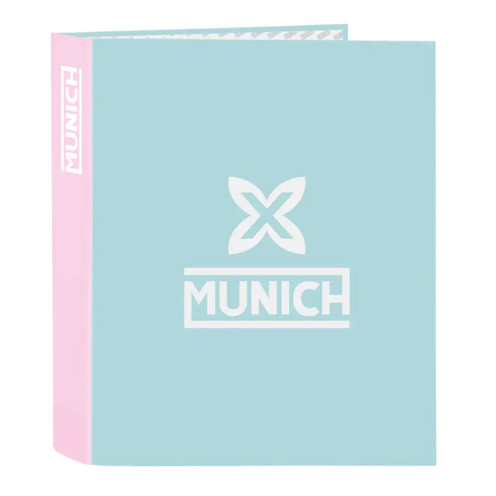 Папка с пръстени Munich Heaven Небесно синьо A4 27 x 33 x 6