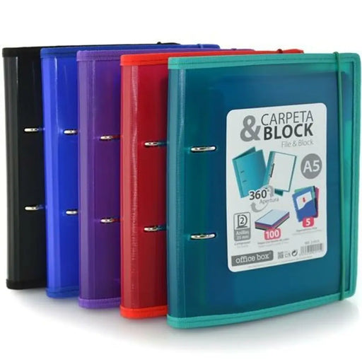 Папка с пръстени Office Box A5