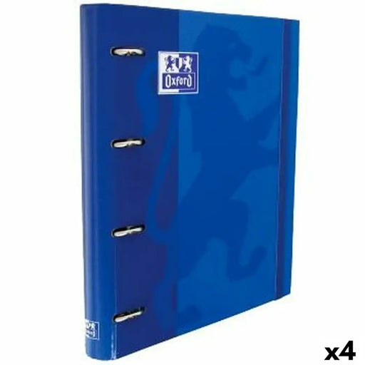Папка с пръстени Oxford CLASSIC Морско син A4+ (4 броя)