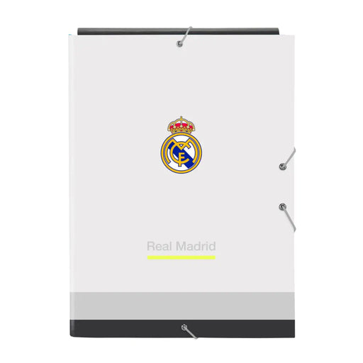 Папка с пръстени Real Madrid C.F. Бял A4 26 x 33.5 x 2.5 cm