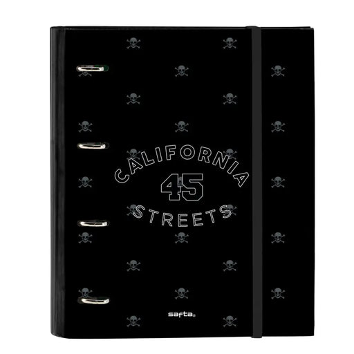 Папка с пръстени Safta California Черен 27 x 32 x 3.5 cm