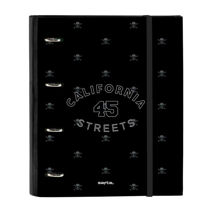 Папка с пръстени Safta California Черен 27 x 32 x 3.5 cm