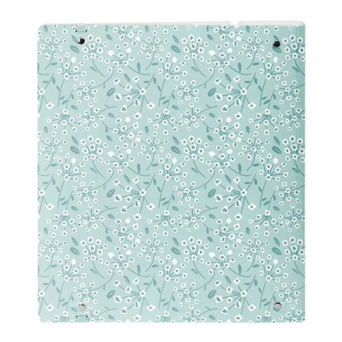 Папка с пръстени Safta Light blue flowers