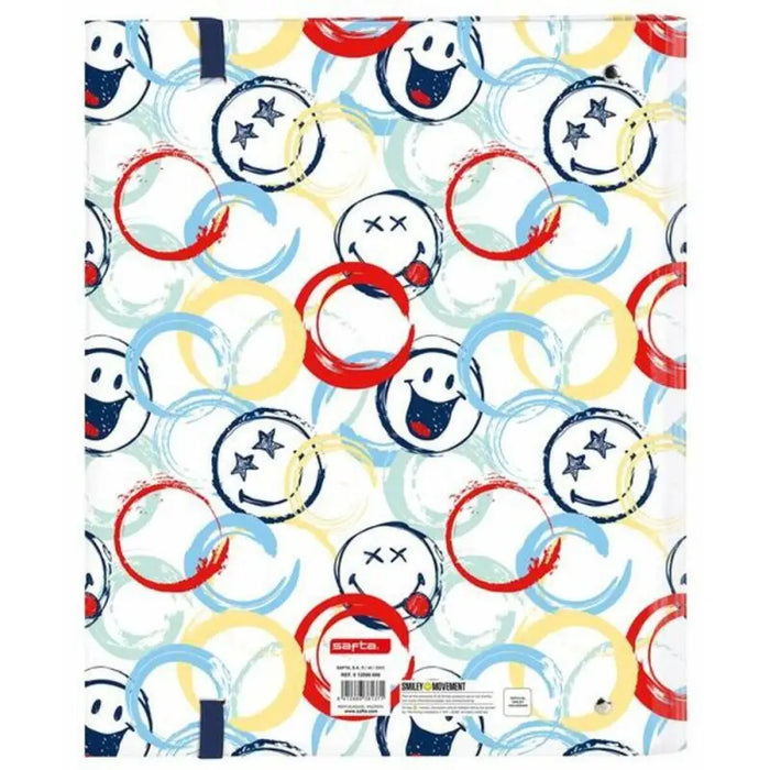 Папка с пръстени Smiley 512090666 Многоцветен (27 x 32 x