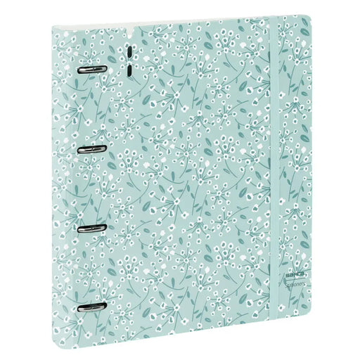 Папка с пръстени Safta Light blue flowers