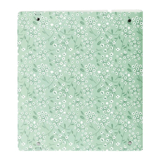 Папка с пръстени Safta Light green flowers