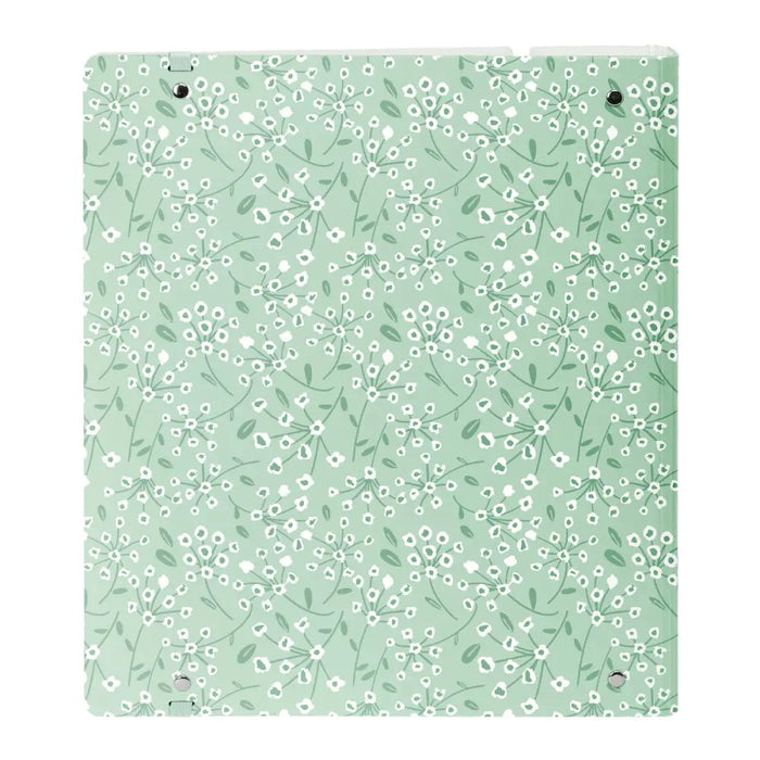 Папка с пръстени Safta Light green flowers