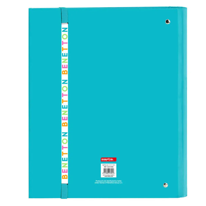 Папка с пръстени Benetton Summer Син 27 x 32 x 3.5 cm