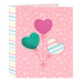 Папка с пръстени BlackFit8 Globitos Розов A4 27 x 33 x 6 cm