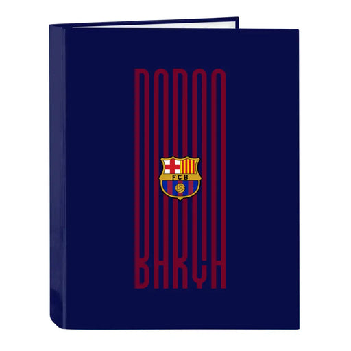 Папка с пръстени F.C. Barcelona 24/25 Кестен Морско син A4