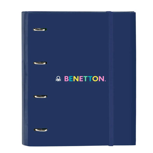 Папка с пръстени Benetton Cool Морско син 27 x 32 x 3.5 cm