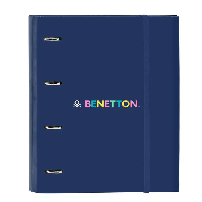 Папка с пръстени Benetton Cool Морско син 27 x 32 x 3.5 cm