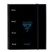 Папка с пръстени BlackFit8 California Син Черен 27 x 32 x