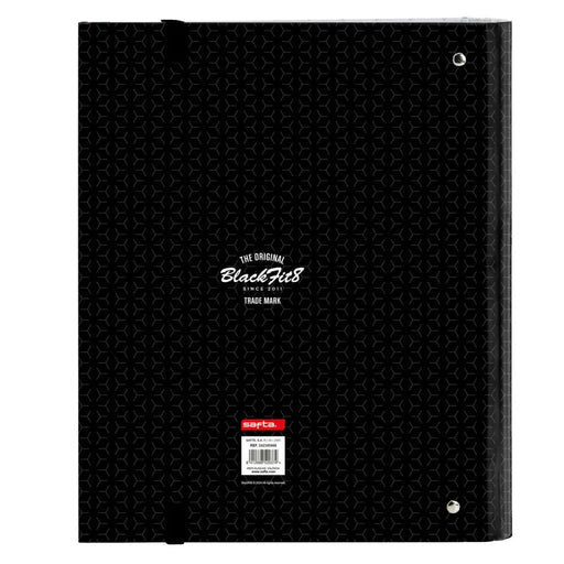 Папка с пръстени BlackFit8 Old school Черен Сив 27 x 32 x